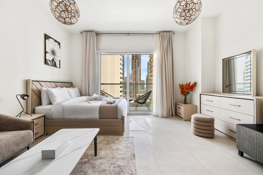 Premium Studio with Kitchen and Balcony