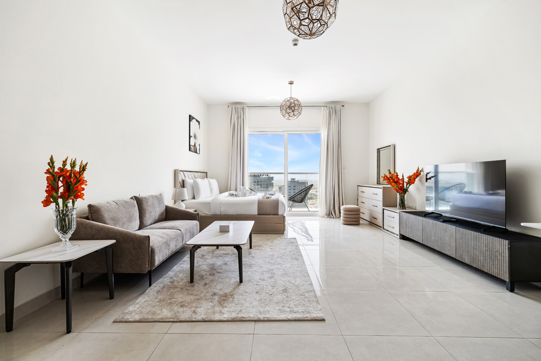 Premium Studio with Kitchen and Balcony