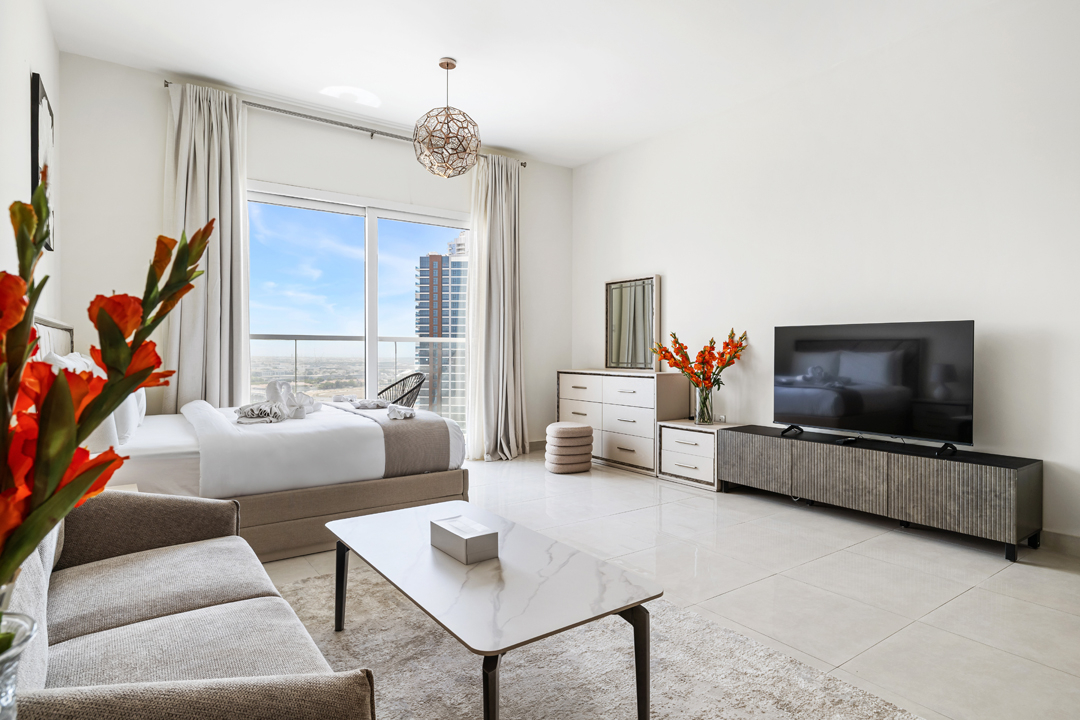 Premium Studio with Kitchen and Balcony