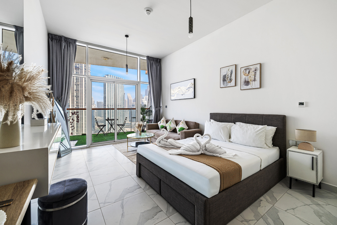 Premium Studio | Burj Khalifa & Canal View