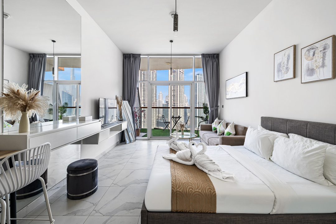 Premium Studio | Burj Khalifa & Canal View