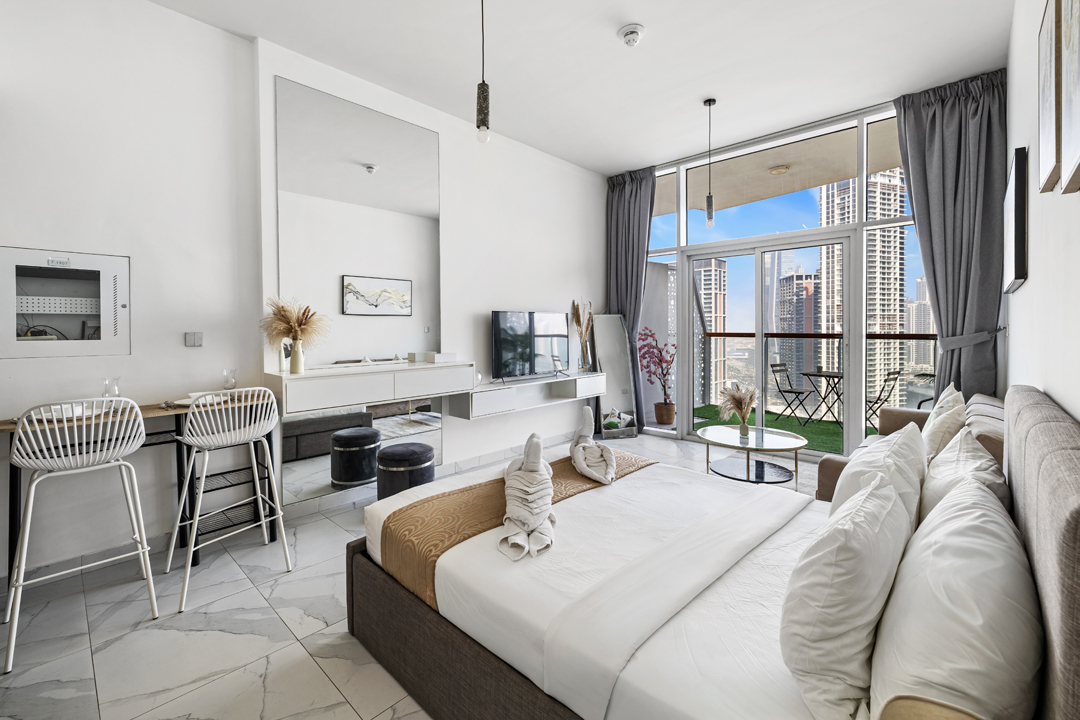 Premium Studio | Burj Khalifa & Canal View